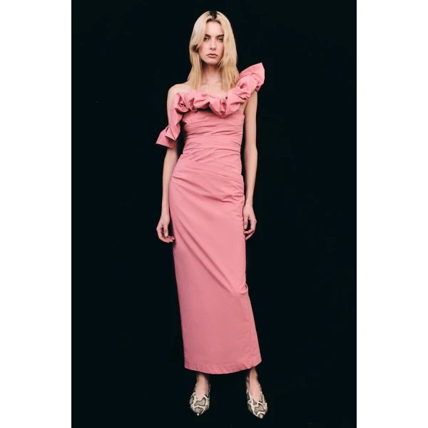 Shona Joy Cotton Maxi Dress  Garden Party with relaxed fit and minimalist silhouette for Minimalist Fashion or Elegant Day Clothing