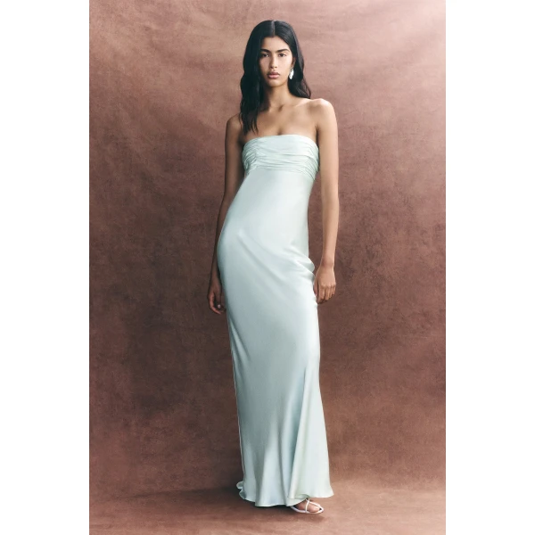 Shona Joy Satin Dress Maxi Dress  Garden Party with relaxed fit and minimalist silhouette for Minimalist Fashion or Elegant Day Clothing