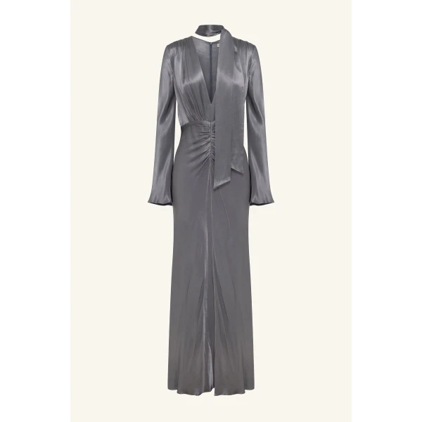 Shona Joy Satin Dress Maxi Dress  Garden Party with relaxed fit and minimalist silhouette for Minimalist Fashion or Elegant Day Clothing