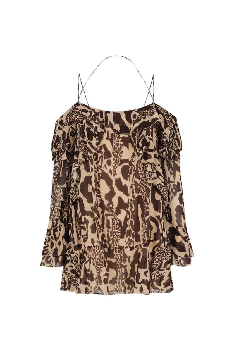 Goldie Tiered Mini Dress - Image 1