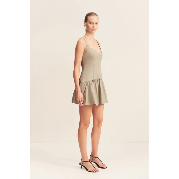 Shona Joy Beige luxury Clothing from Coveti Marketplace