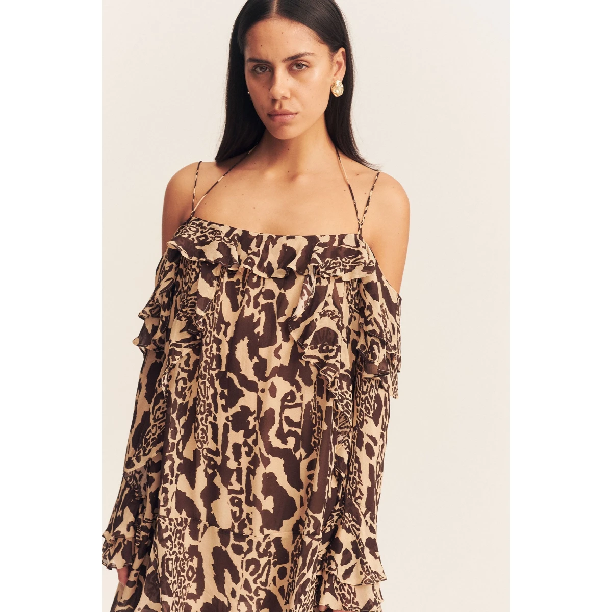 Goldie Tiered Mini Dress - Image 3
