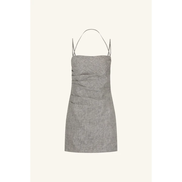 Shona Joy Linen Mini Dress  Garden Party with relaxed fit and minimalist silhouette for Minimalist Fashion or Elegant Day Clothing