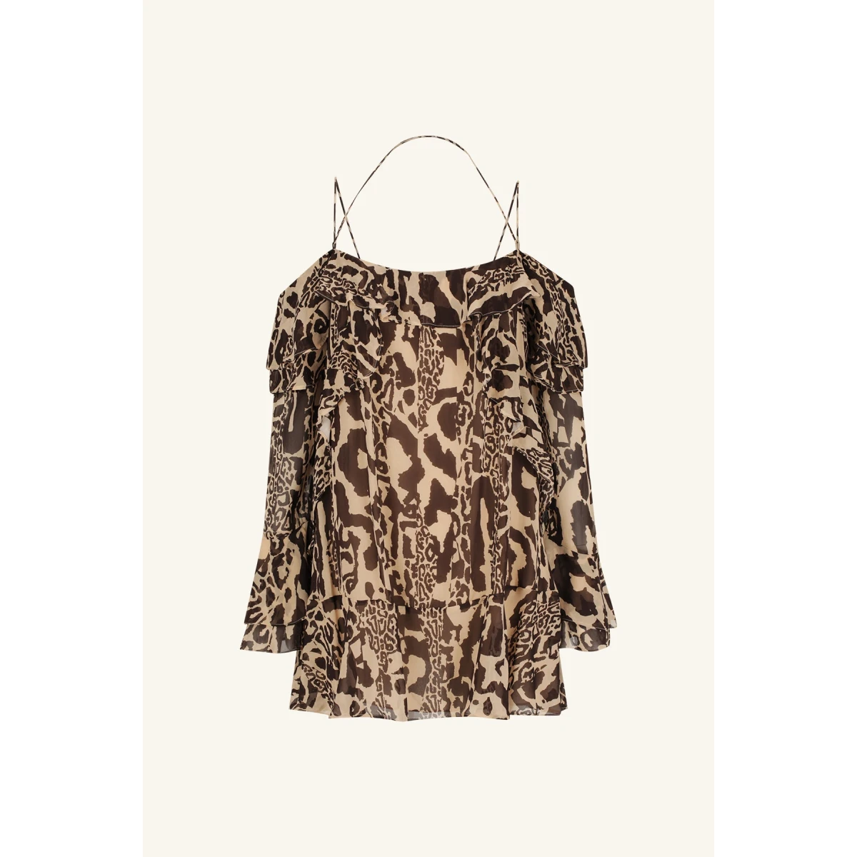 Shona Joy Animal Print Mini Dress  Garden Party with relaxed fit and minimalist silhouette for Minimalist Fashion or Elegant Day Clothing