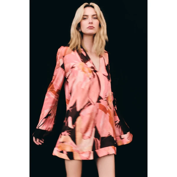 Shona Joy Silk Dress Mini Dress  Garden Party with relaxed fit and minimalist silhouette for Minimalist Fashion or Elegant Day Clothing