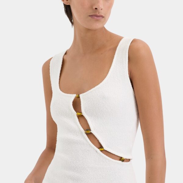 sir the label white dress