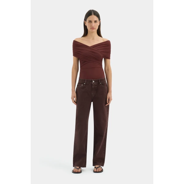 Sir The Label Jacques Gathered Bodysuit, view 4