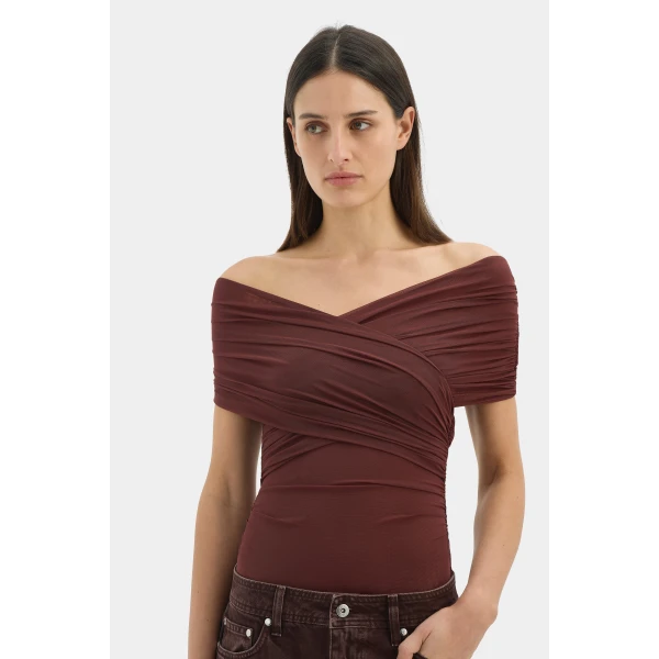 Sir The Label Jacques Gathered Bodysuit, view 7