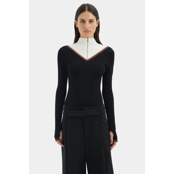 Sir The Label Sebastiano Zip Top, view 2