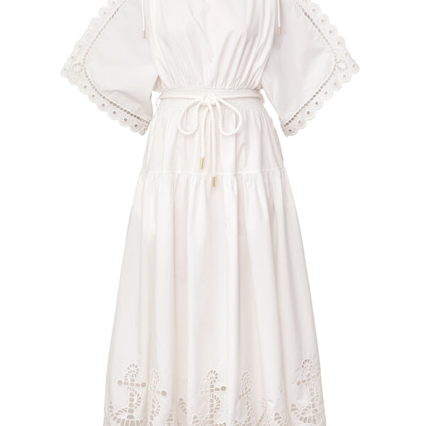 Elevate your elegance in this Zimmermann Clothing  Midi Dress from the 2025 resort wear edit