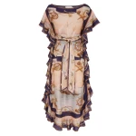 Elevate your elegance in this Zimmermann Clothing Silk Midi Dress from the 2025 resort wear edit