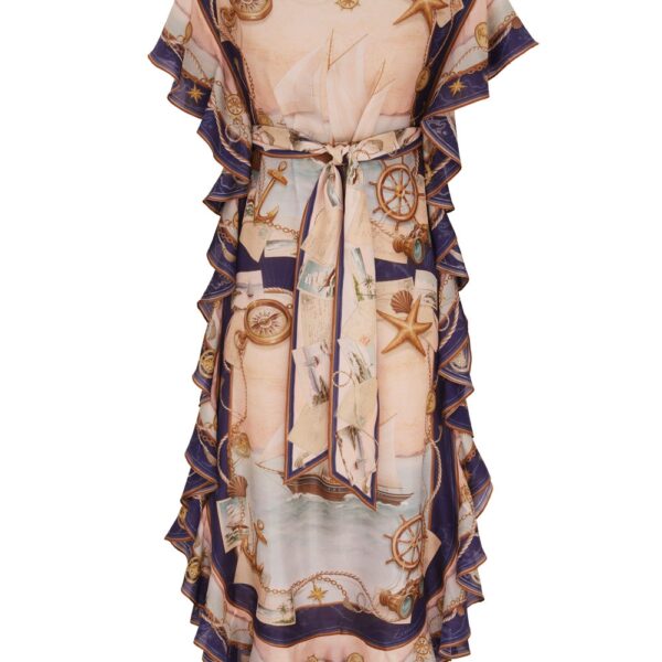 Elevate your elegance in this Zimmermann Clothing Silk Midi Dress from the 2025 resort wear edit