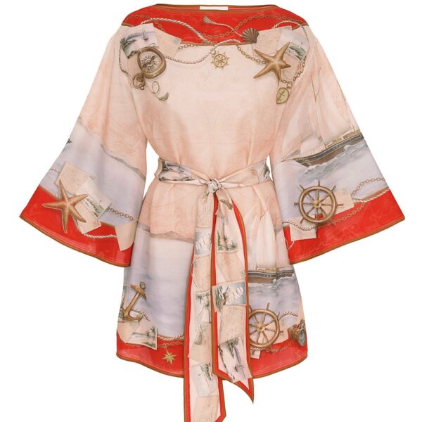 Elevate your elegance in this Zimmermann Clothing Silk Mini Dress from the 2025 resort wear edit