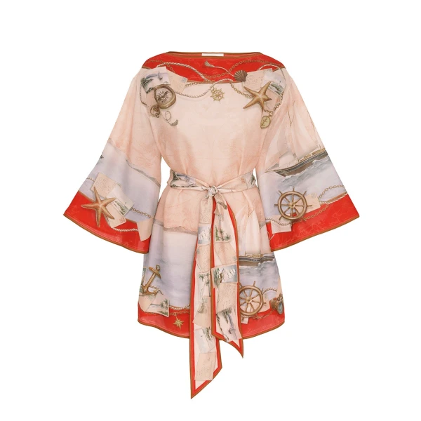Elevate your elegance in this Zimmermann Clothing Silk Mini Dress from the 2025 resort wear edit