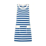 Posse Ari Mini Dress - Blue Stripe – sustainable Dresses in Blue from Australian designer at Coveti.