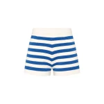 Posse Ari Short - Blue Stripe – sustainable Shorts in Blue from Australian designer at Coveti.