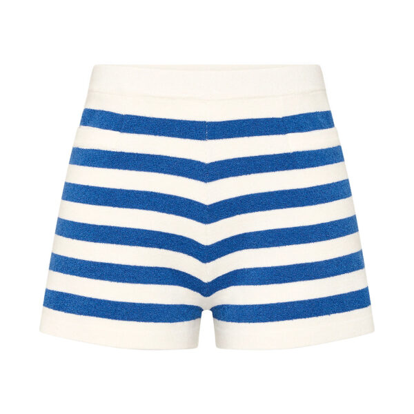 Posse Ari Short - Blue Stripe – sustainable Shorts in Blue from Australian designer at Coveti.