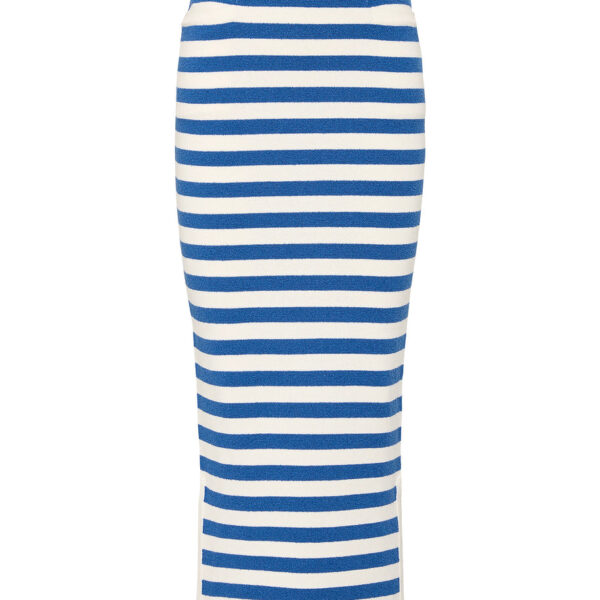 Posse Ari Skirt - Blue Stripe – sustainable Skirts in Blue from Australian designer at Coveti.