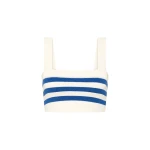 Posse Ari Top - Blue Stripe – sustainable Tops in Blue from Australian designer at Coveti.