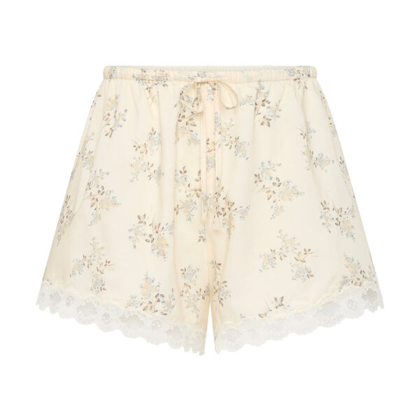 Posse Elodie Short - Blue Blooms – sustainable Shorts in Blue from Australian designer at Coveti.