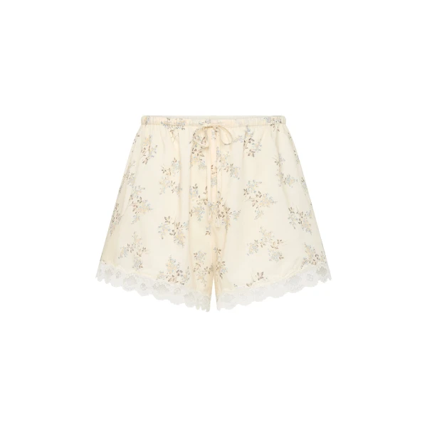 Posse Elodie Short - Blue Blooms – sustainable Shorts in Blue from Australian designer at Coveti.