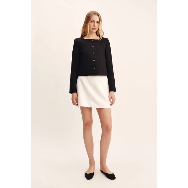 Posse Emma Jacket - Black – sustainable Jackets in Black from Australian designer at Coveti.
