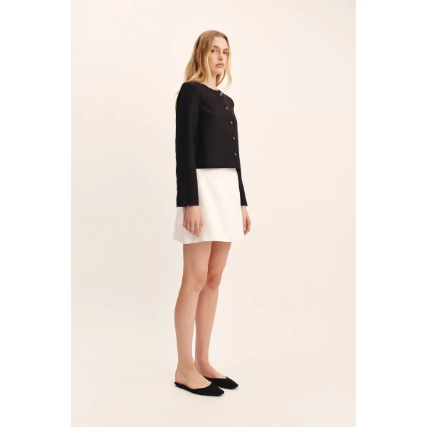 Posse Emma Jacket - Black – sustainable Jackets in Black from Australian designer at Coveti.