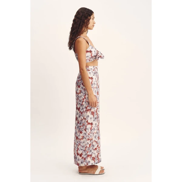 Posse Emma Pencil Skirt - Lily Garden – sustainable Skirts in Multicolour from Australian designer at Coveti.
