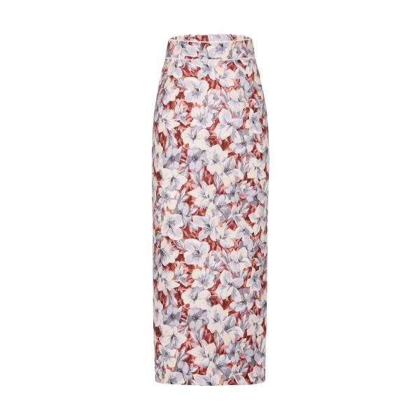 Posse Emma Pencil Skirt - Lily Garden – sustainable Skirts in Multicolour from Australian designer at Coveti.