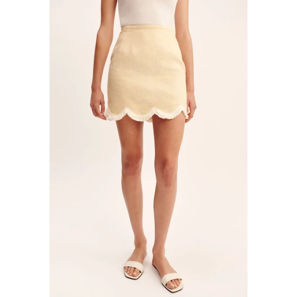 Posse The label Essie Mini Skirt – Dusty Citron, view 5