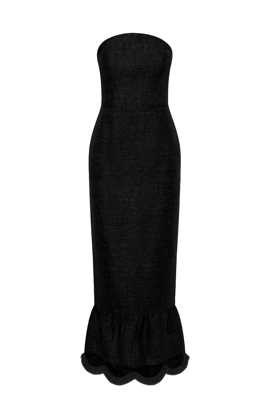 Posse Essie Strapless Dress - Black – sustainable Dresses in Black from Australian designer at Coveti.