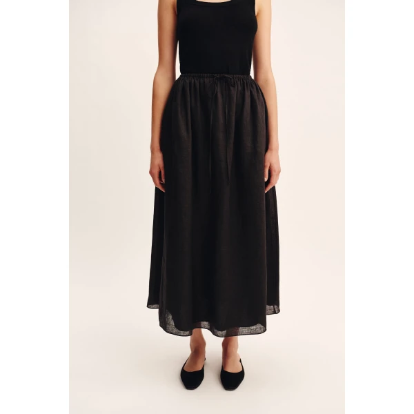 Posse Ginny Skirt - Black – sustainable Skirts in Black from Australian designer at Coveti.