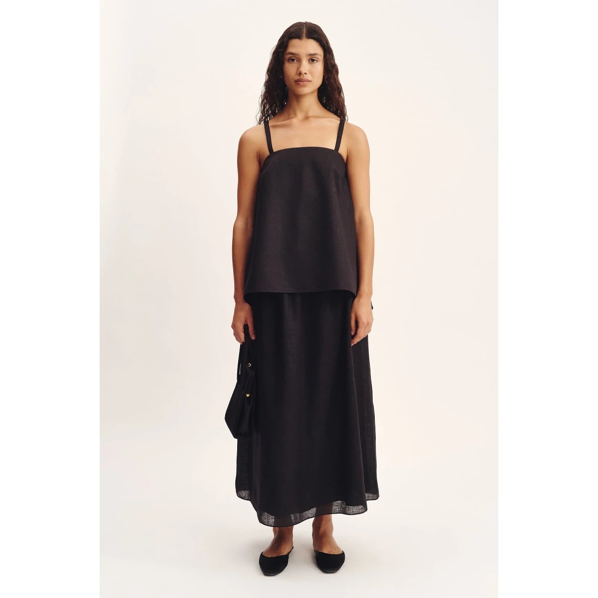 Posse Ginny Top - Black – sustainable Tops in Black from Australian designer at Coveti.