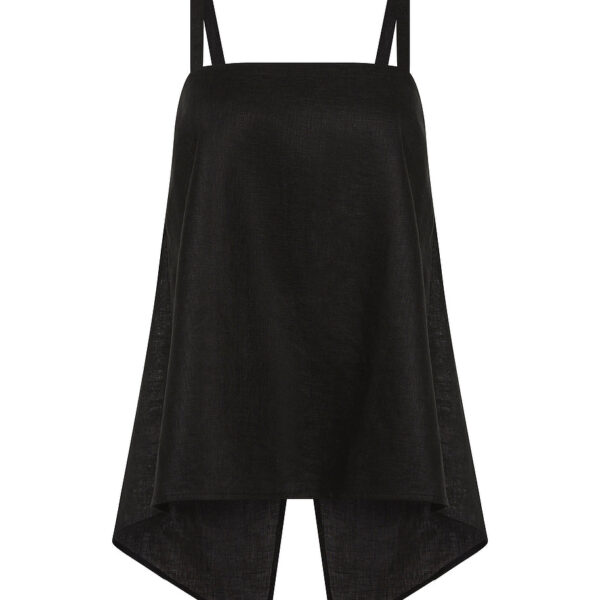 Posse Ginny Top - Black – sustainable Tops in Black from Australian designer at Coveti.