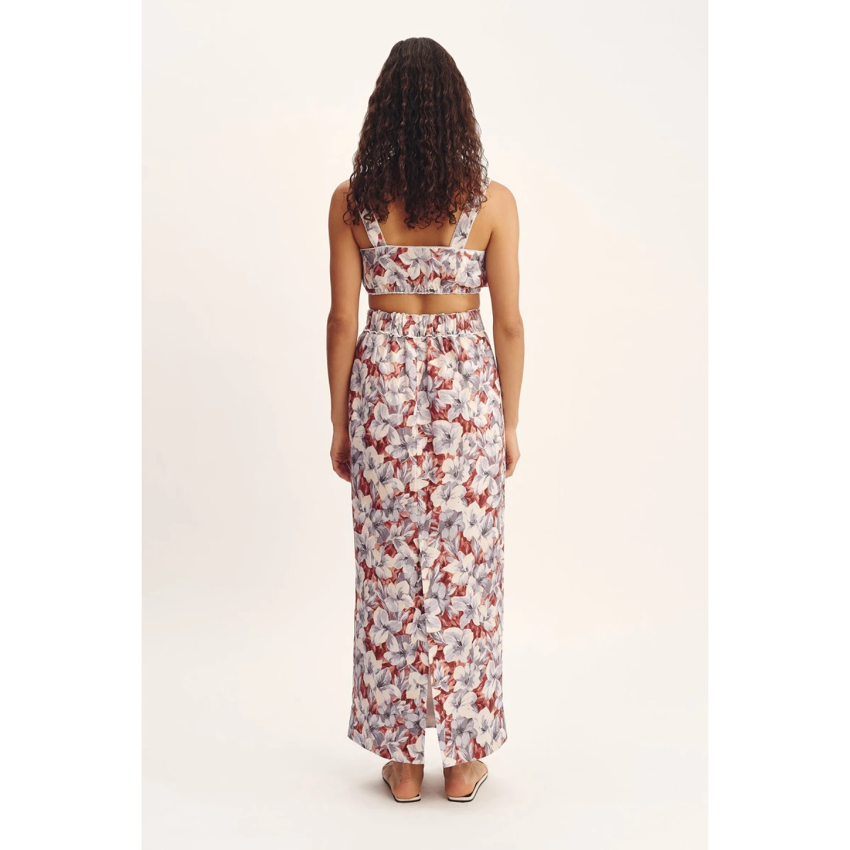 Posse Luna Bandeau - Lily Garden – sustainable Tops in Multicolour from Australian designer at Coveti.