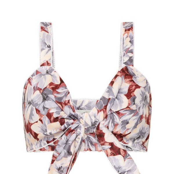 Posse Luna Bandeau - Lily Garden – sustainable Tops in Multicolour from Australian designer at Coveti.