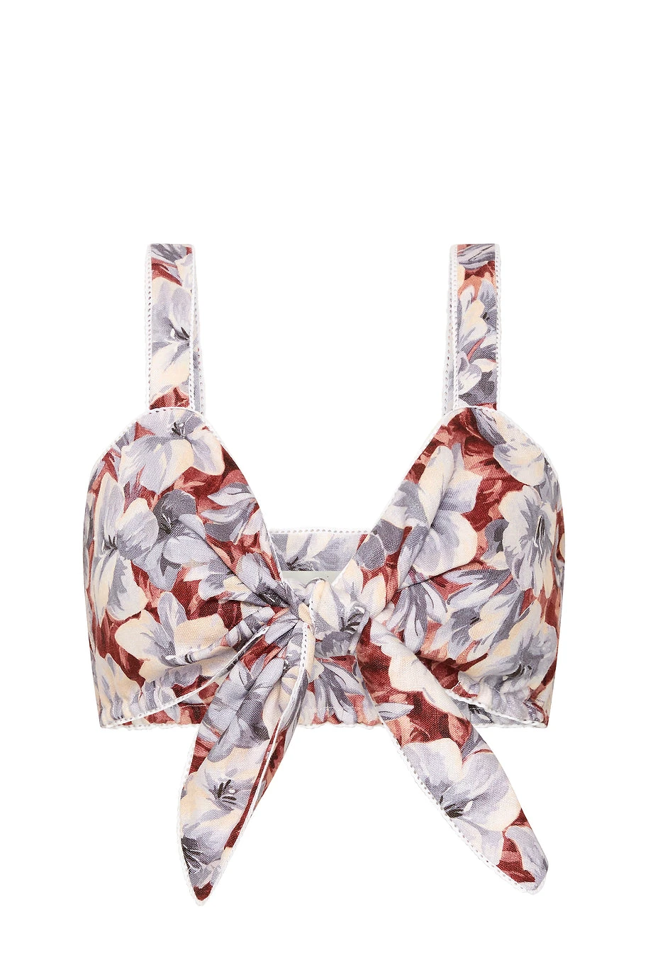 Posse Luna Bandeau - Lily Garden – sustainable Tops in Multicolour from Australian designer at Coveti.