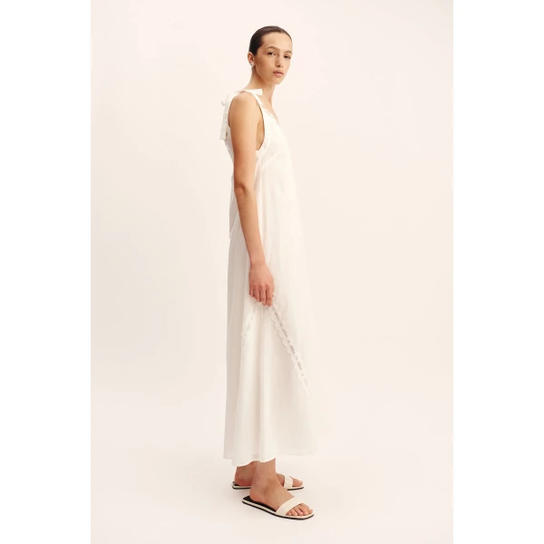 Posse Marilyn Shift Dress - Vintage White – sustainable Dresses in White from Australian designer at Coveti.