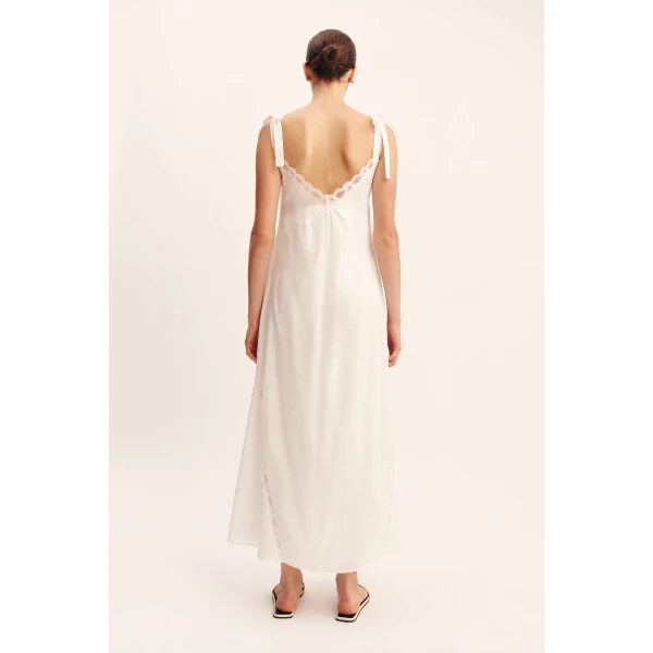 Posse Marilyn Shift Dress - Vintage White – sustainable Dresses in White from Australian designer at Coveti.
