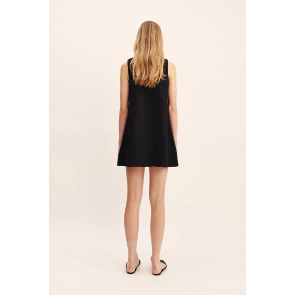 Posse Nancy Mini Dress - Black – sustainable Dresses in Black from Australian designer at Coveti.