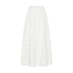 Posse Peggy Skirt - Vintage White – Minimalist Sustainable Skirts | Coveti Posse Peggy Skirt - Vintage White – sustainable Skirts in White from Australian designer at Coveti.