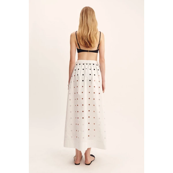 Posse Peggy Skirt - Vintage White – sustainable Skirts in White from Australian designer at Coveti.