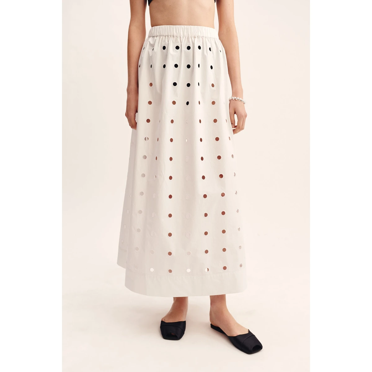 Posse Peggy Skirt - Vintage White – sustainable Skirts in White from Australian designer at Coveti.