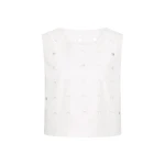 Posse Peggy Top - Vintage White – sustainable Tops in White from Australian designer at Coveti.