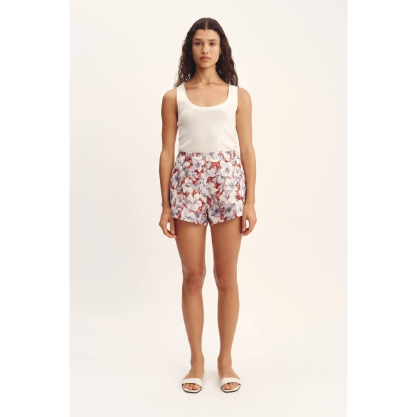 Posse Thea Short - Lily Garden – sustainable Shorts in Multicolour from Australian designer at Coveti.
