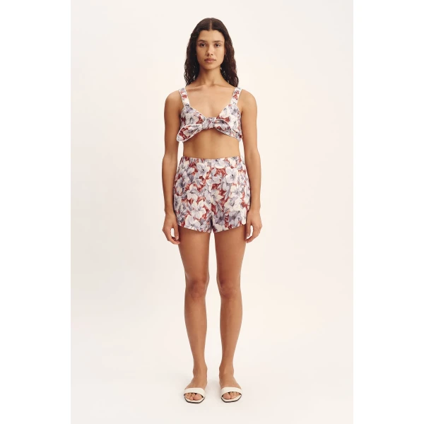 Posse Thea Short - Lily Garden – sustainable Shorts in Multicolour from Australian designer at Coveti.