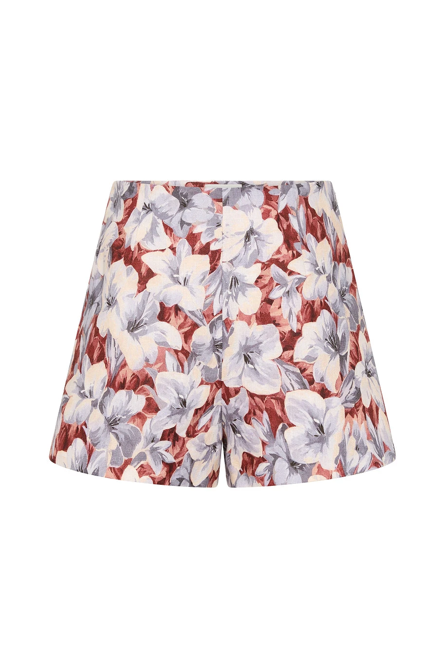 Posse Thea Short - Lily Garden – Minimalist Sustainable Shorts | Coveti Posse Thea Short - Lily Garden – sustainable Shorts in Multicolour from Australian designer at Coveti.