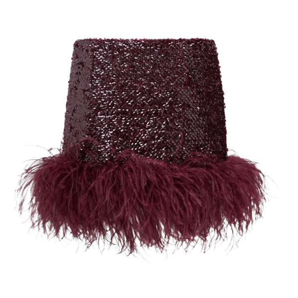 Giaci Mini Skirt In Textured Sequin