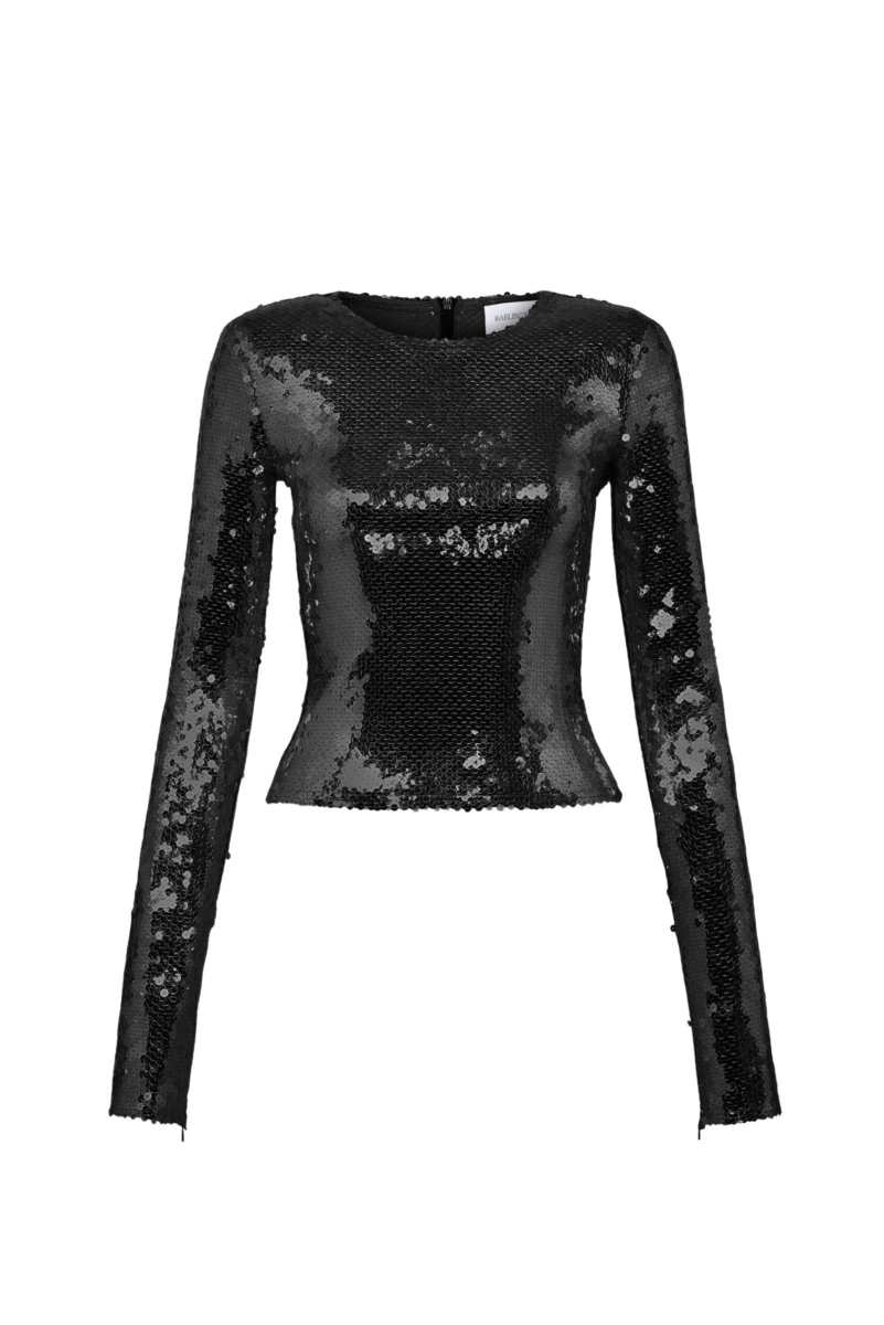 Loida Top In Sequin - Image 1