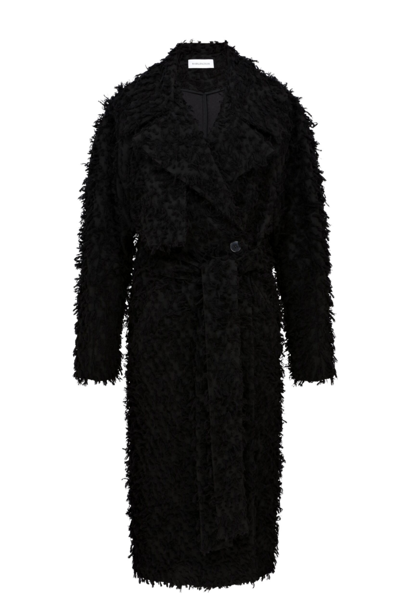Palmi Coat In Textured Cotton - Image 1